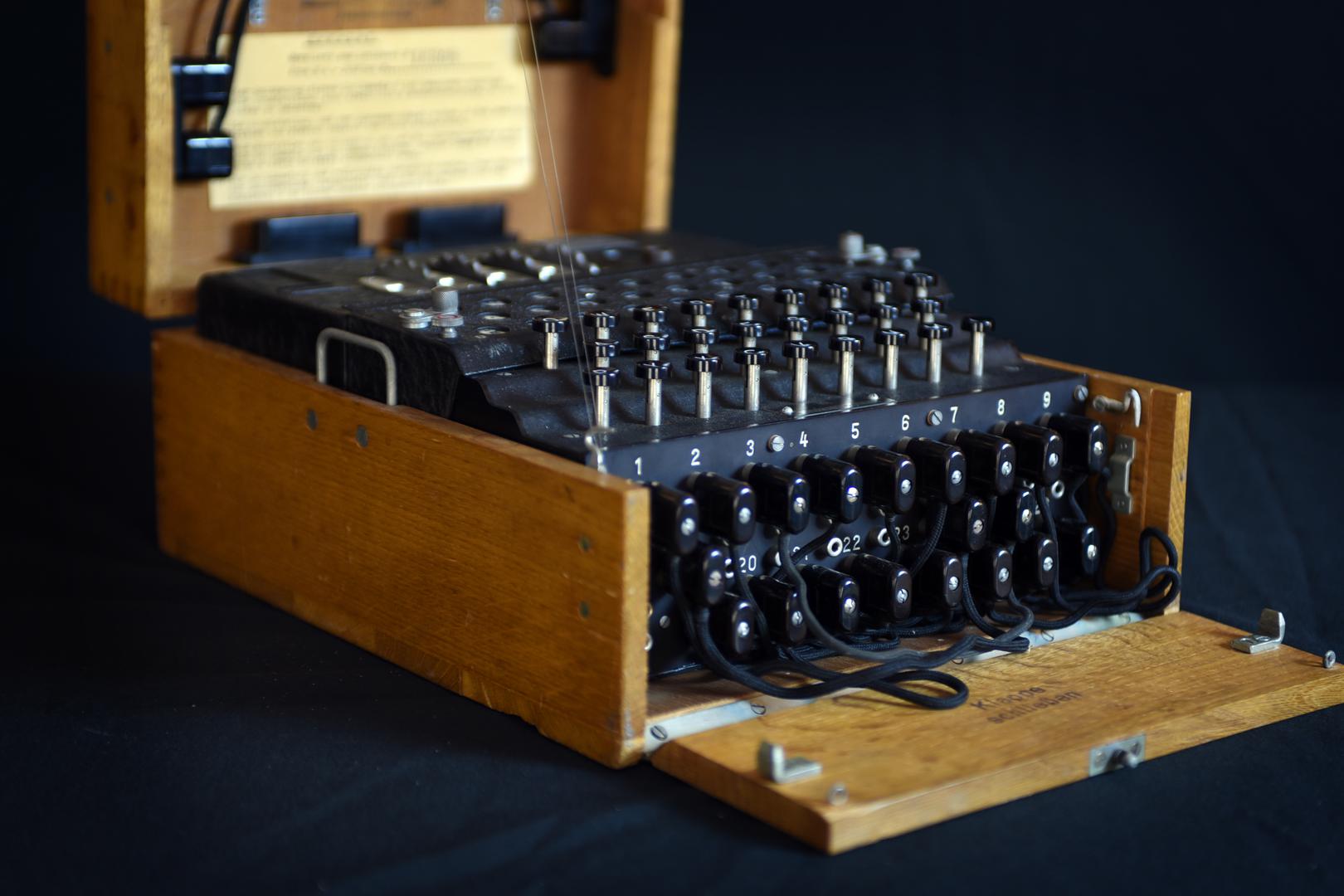 Enigma machine goes on display at The Alan Turing Institute