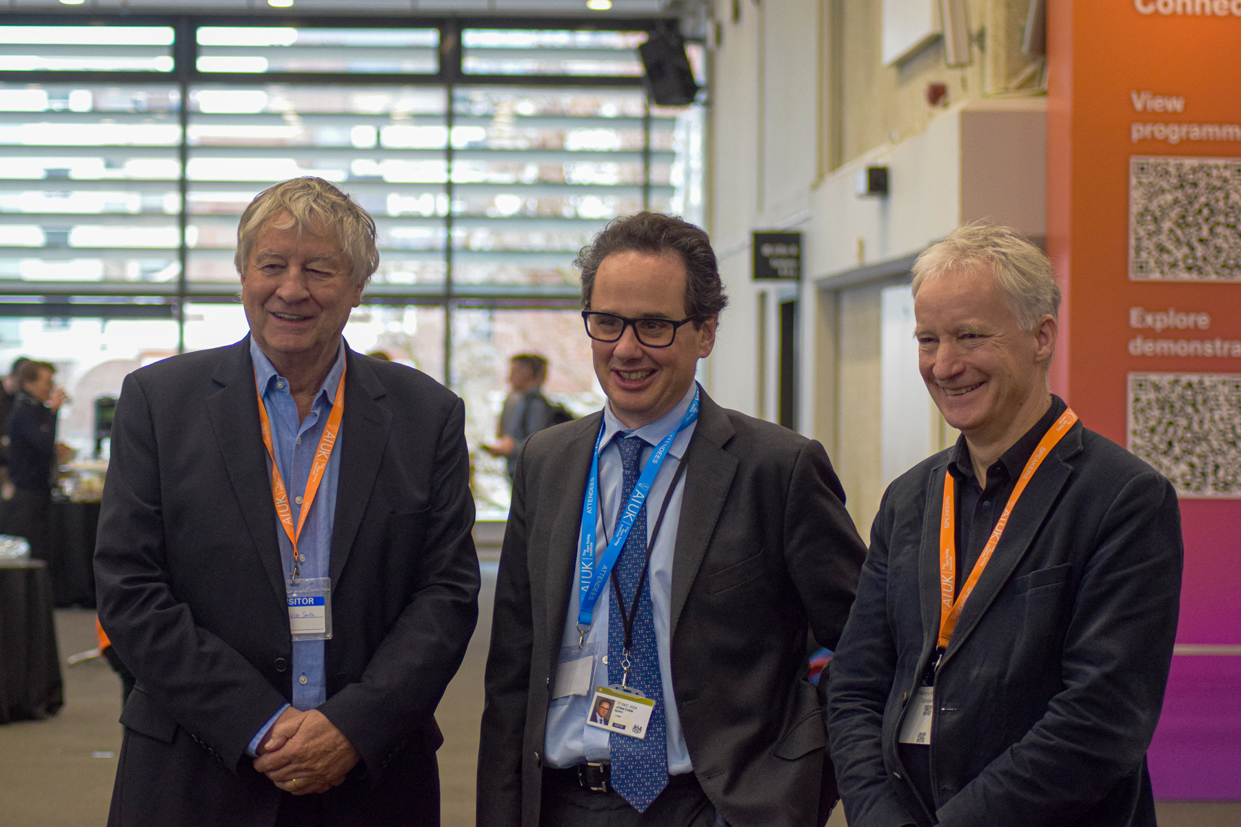 Photo of Adrian Smith, Viscount Camrose and Doug Gurr