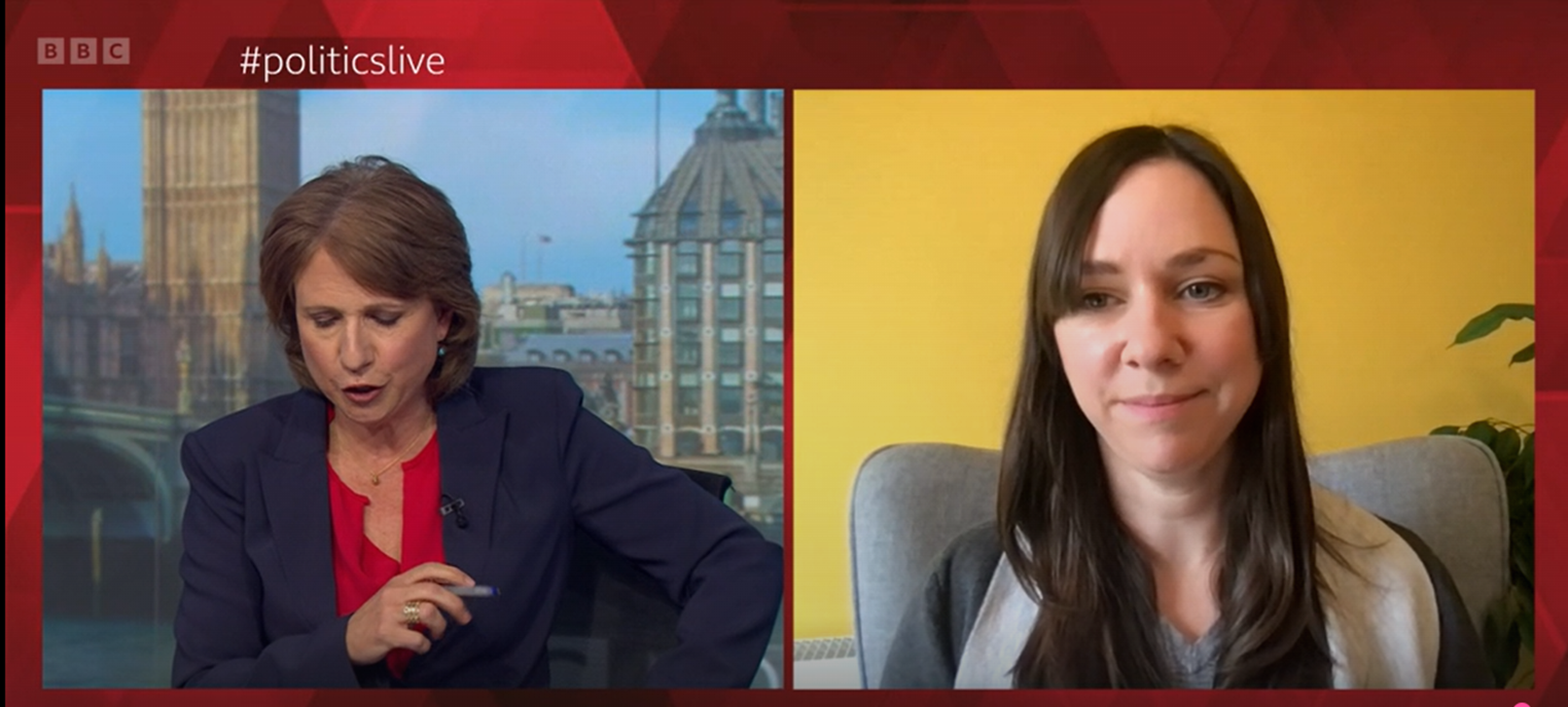 Mhairi Aitken on Politics Live 