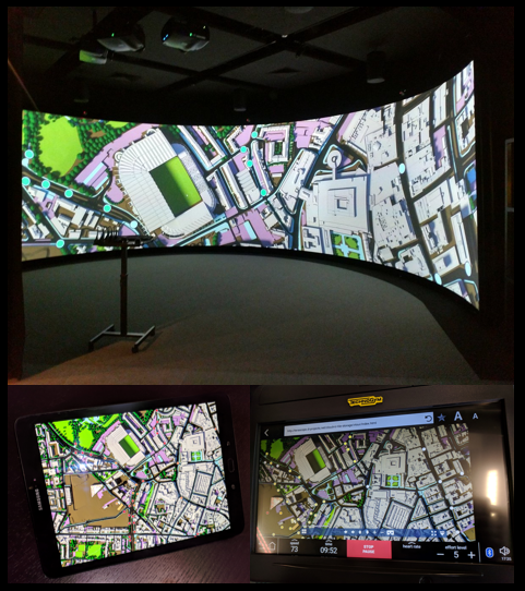 Map of Newcastle on display