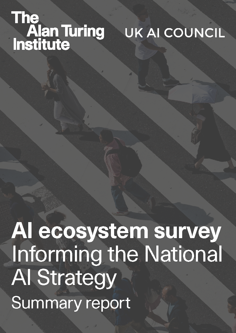 Cover of the AI strategy summary report