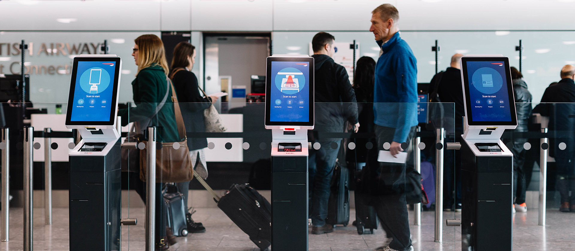 Airport ticket machines