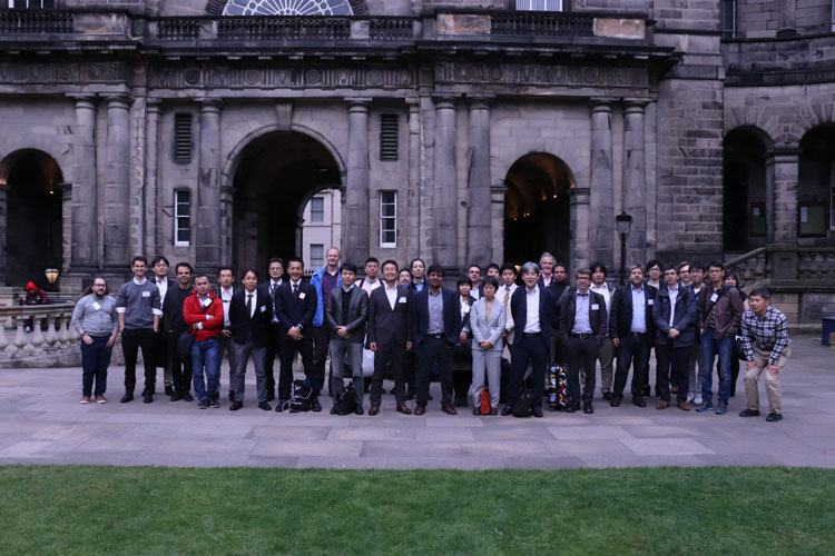 Group photograph of the UK-Japan robotics and AI research collaboration workshop in Edinburgh.