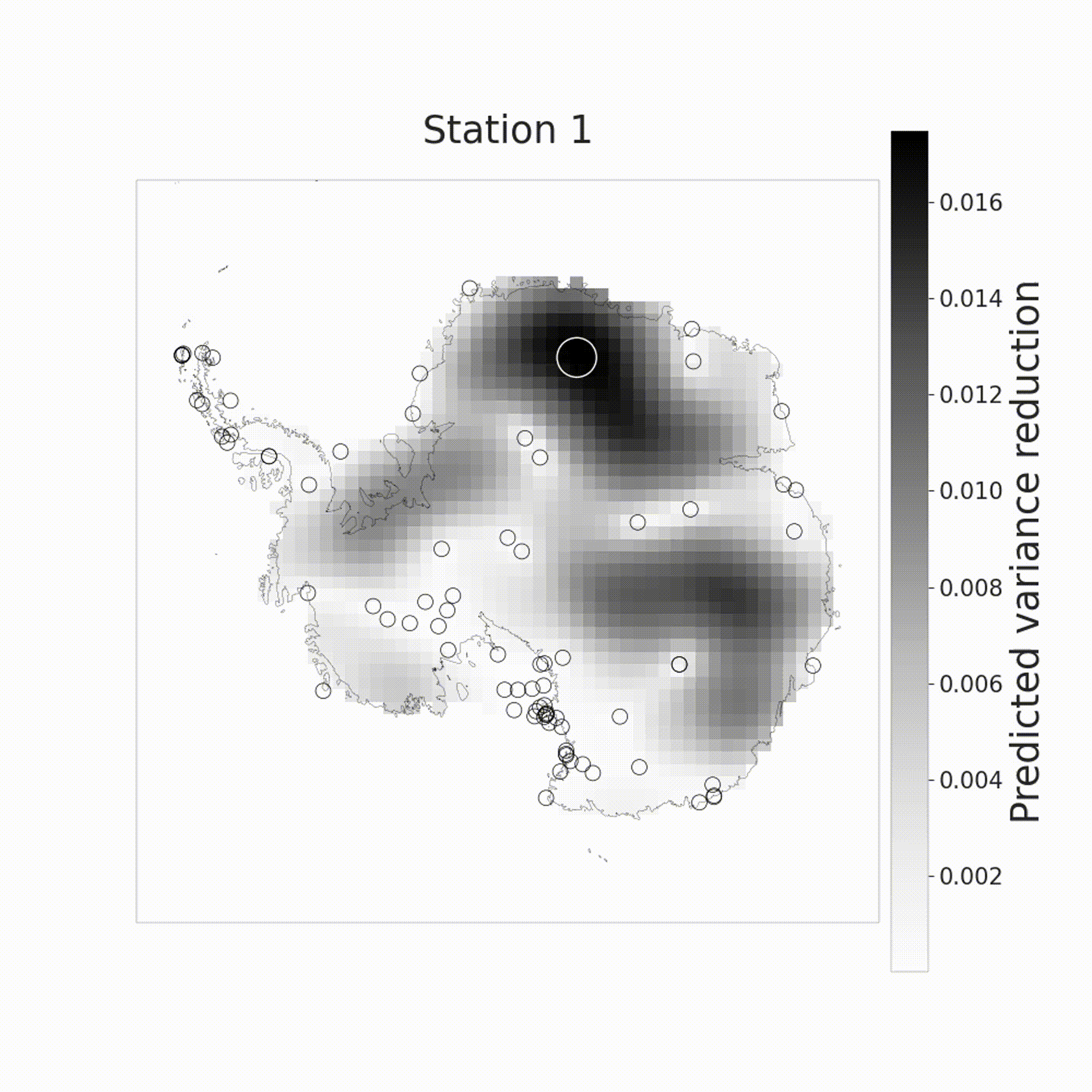 The convolutional Gaussian neural process (GP Baseline) finds highly informative sensor placement.