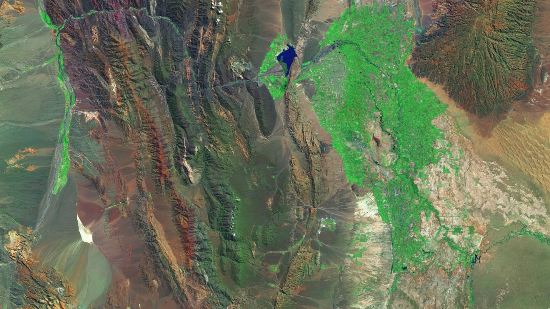 Satellite image of Earth