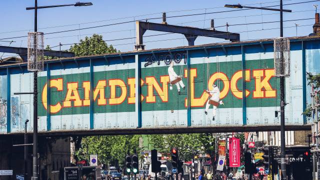 Camden Lock in Camden Town, London