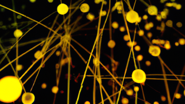 Bright neural network representations in dark background