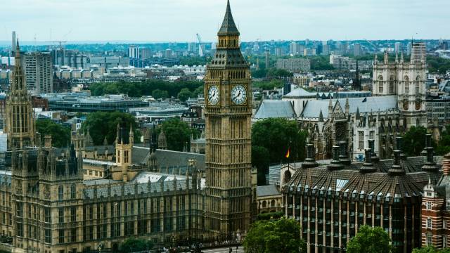 Houses of parliament in London